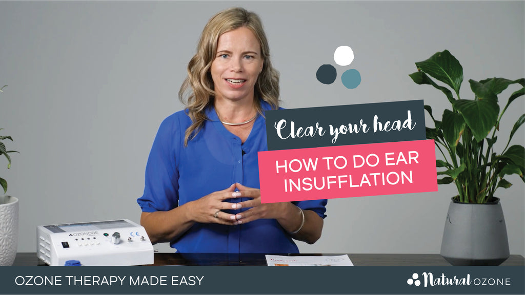 Ozone Ear Insufflation - How To Clear Your Head