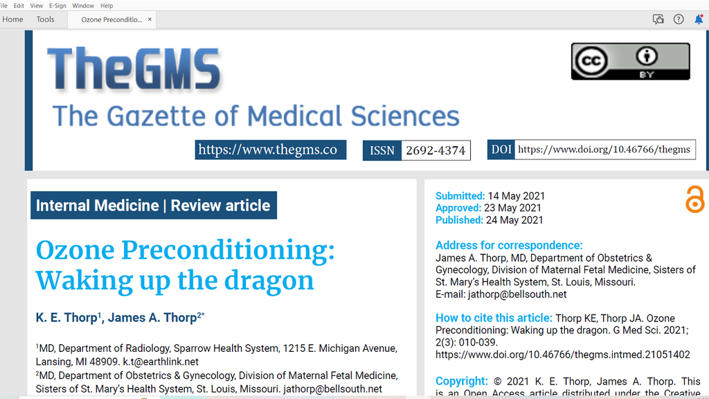 Ozone Preconditioning: Waking up the dragon