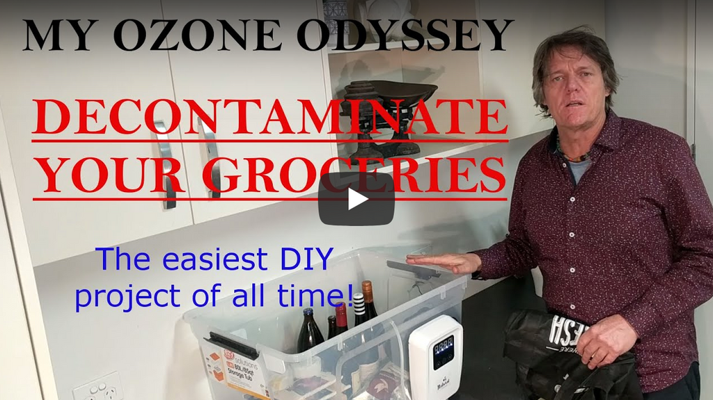 Clean your Groceries and Shopping with Ozone