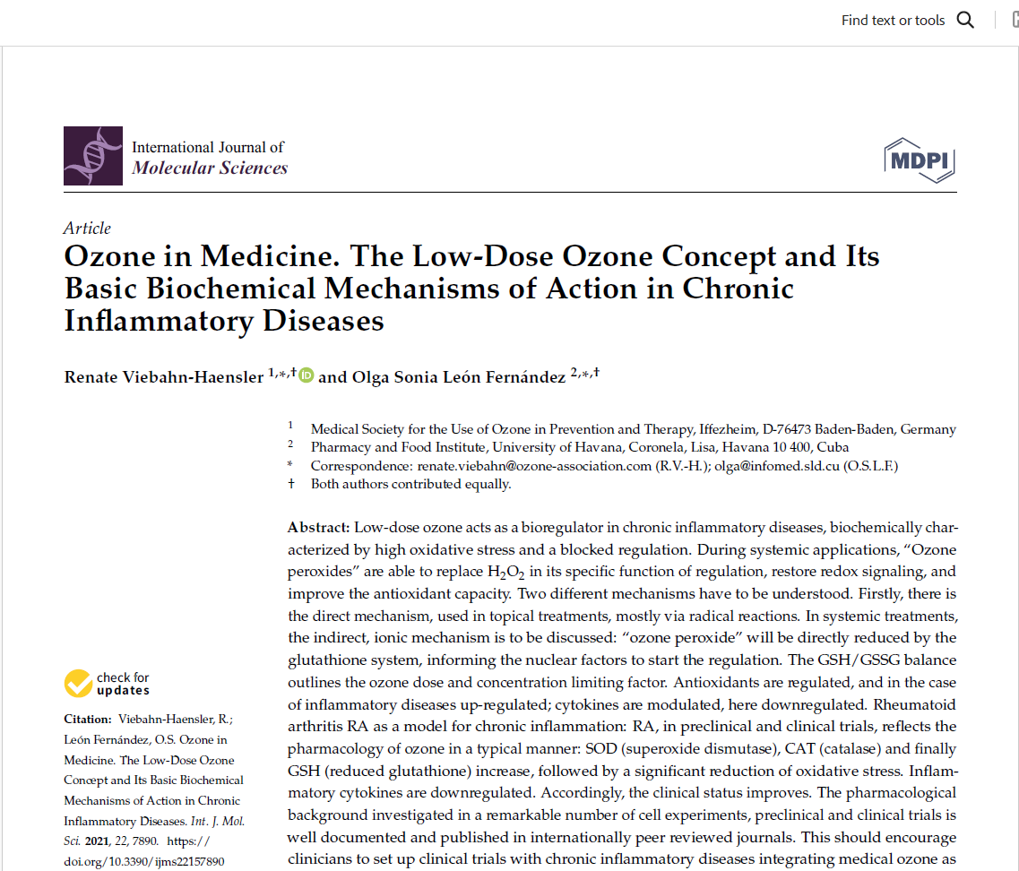 LowDose Ozone Therapy Research & Potential naturalozone.co.nz